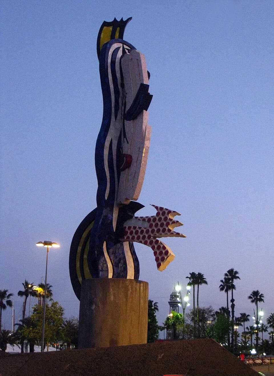 Roy Lichtenstein - This is a photo of public art indexed in the cataloge Art Públic of Barcelona (Spain) under the code number