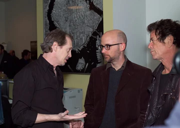 Lou Reed - Steve Buscemi, Moby and Lou Reed (from left to right)