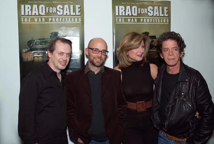 Lou Reed - Steve Buscemi, Moby, Arianna Huffington and Lou Reed (from left to right)