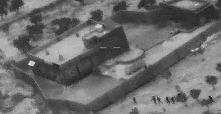 Abu Bakr al-Baghdadi - U.S. special operations forces move toward an objective in the compound occupied by Abu Bakr al-Baghdadi in Syria, Oct. 26, 2019.