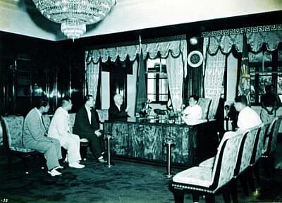 Ramon Magsaysay - Magsaysay at his study in Malacañang