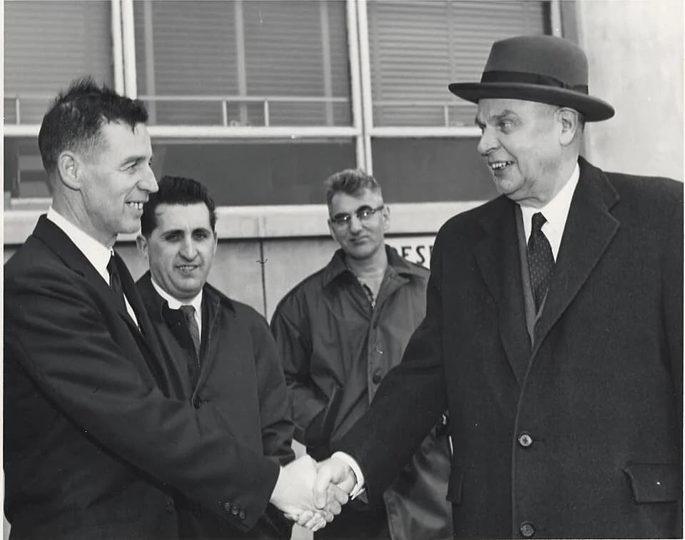John Diefenbaker - John Diefenbaker at the US Naval base at Argentia, Newfoundland