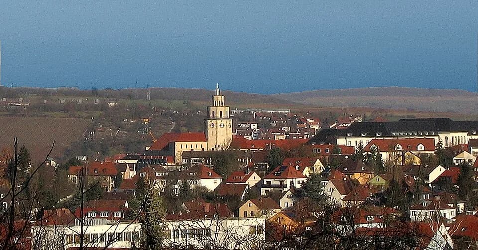 Matthias Grünewald - A view over the City of Wüerzburg with the Marianhiller Mission