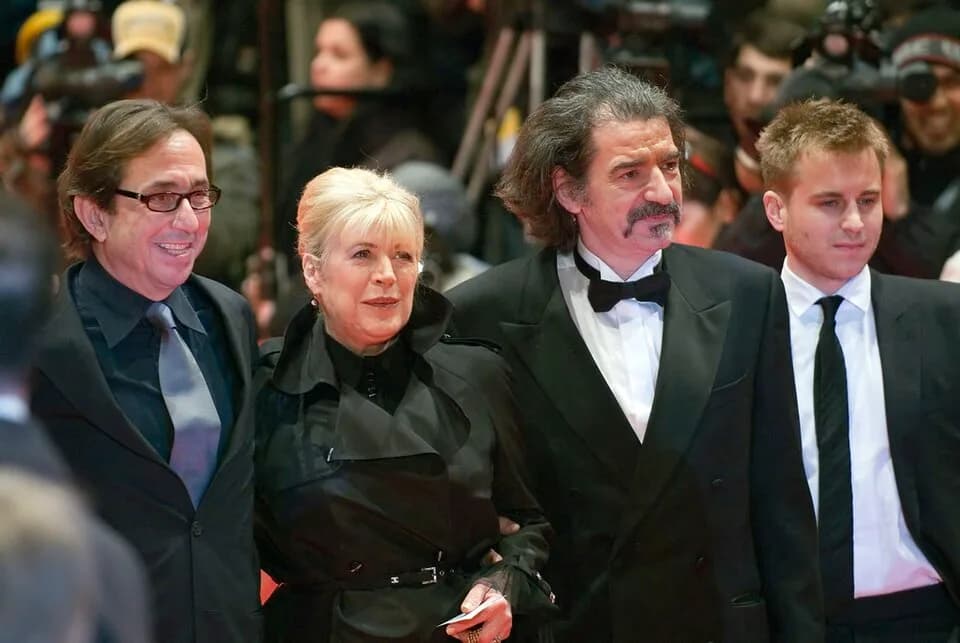 Marianne Faithfull - From left to right, Sam Garbarski, Marianne Faithfull, Miki Manojlović and Kevin Bishop at the premiere of Irina Palm, at the 2007 Berlin International Film Festival.