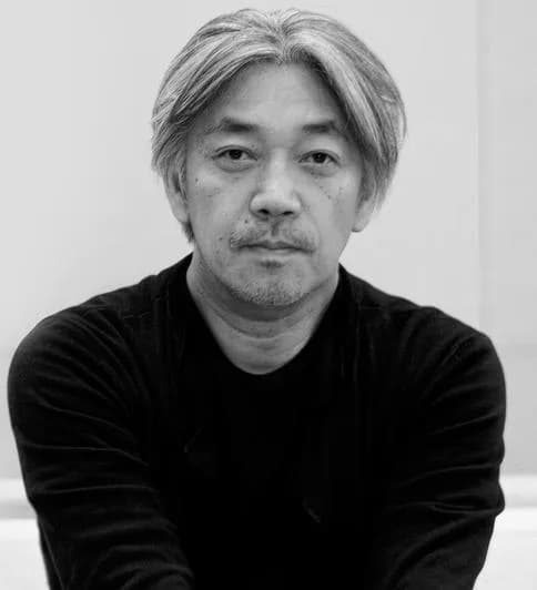 Ryuichi Sakamoto - Portrait of famed Japanese musicians Ryuichi Sakamoto cropped from a photo of him and Keigo Oyamada (aka Cornelius) taken in 2007.
