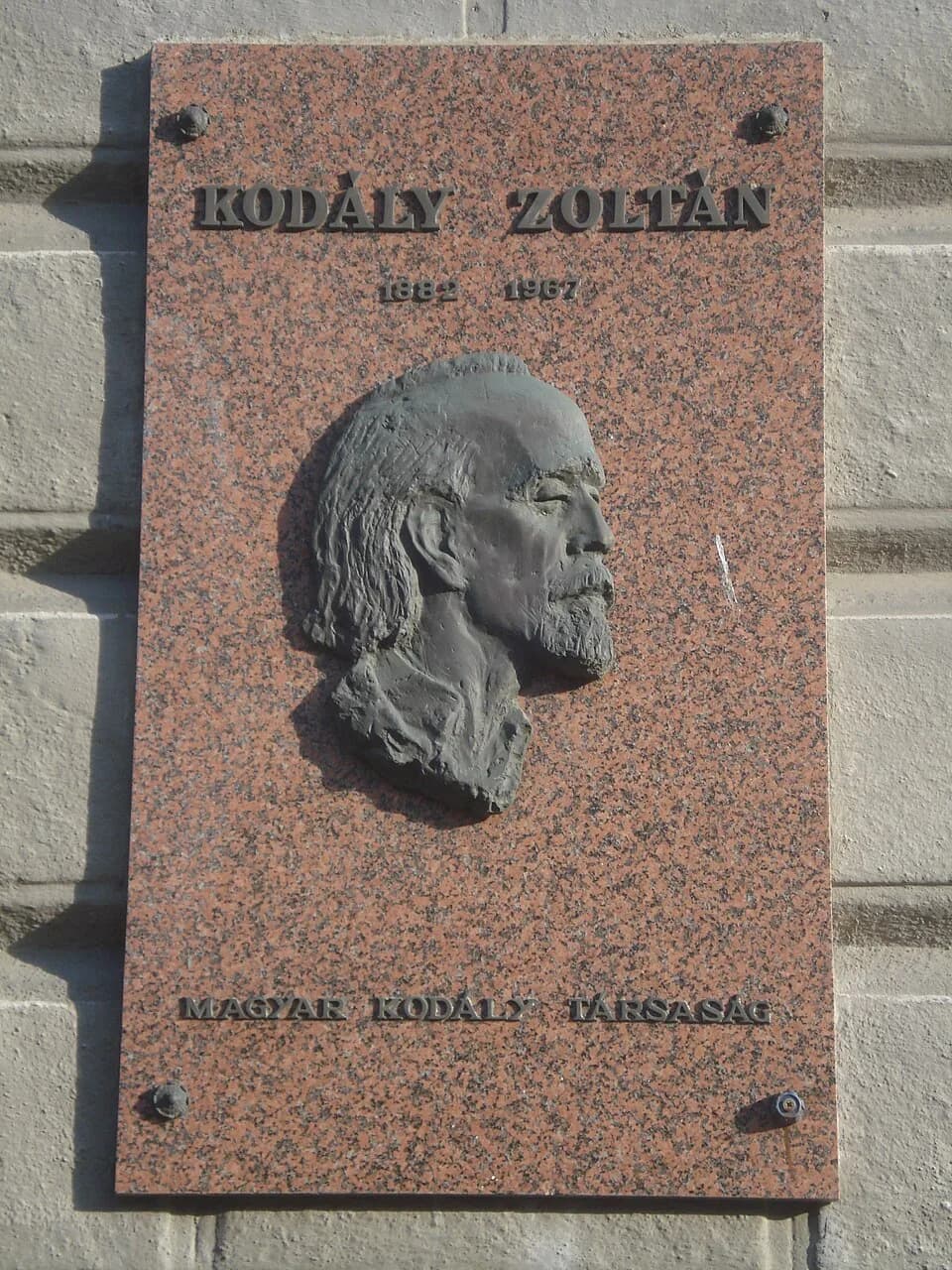 Zoltán Kodály - régi Zeneakadémia 1062 Bp. VI. kerület Andrássy út 67.