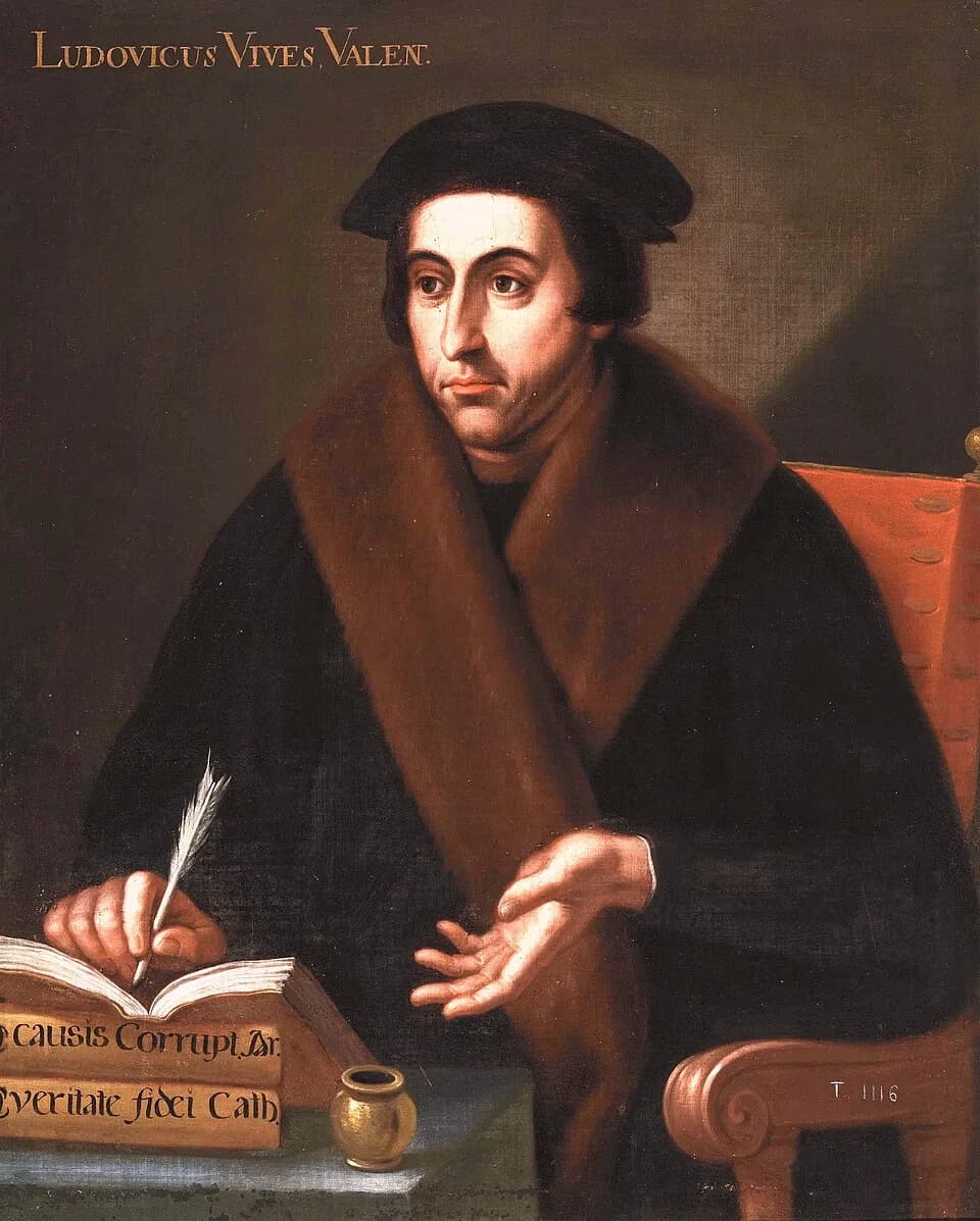 Juan Luis Vives - Retrato del insigne humanista español Juan Luis Vives (1492-1540).