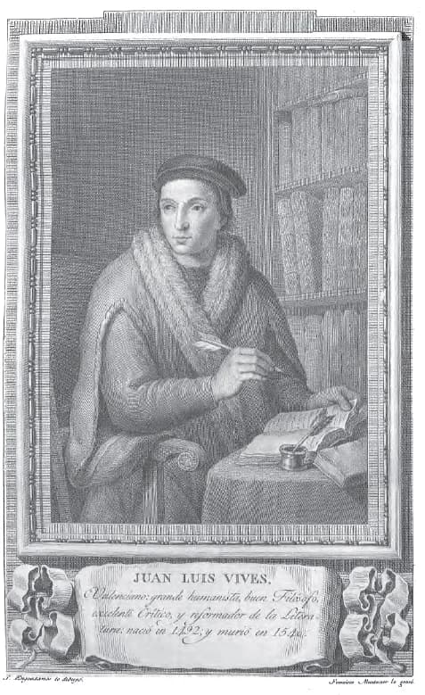 Juan Luis Vives - Retrato de Juan Luis Vives.