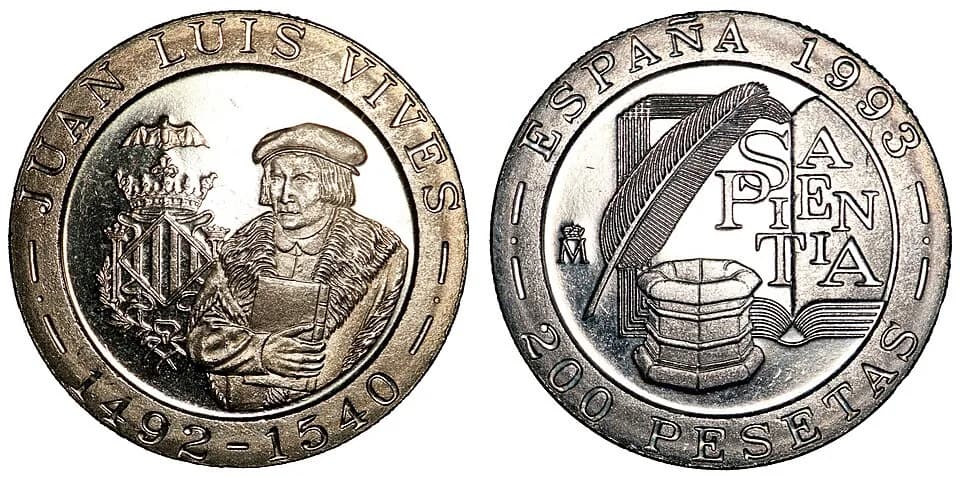 Juan Luis Vives - 200 Pesetas 1993