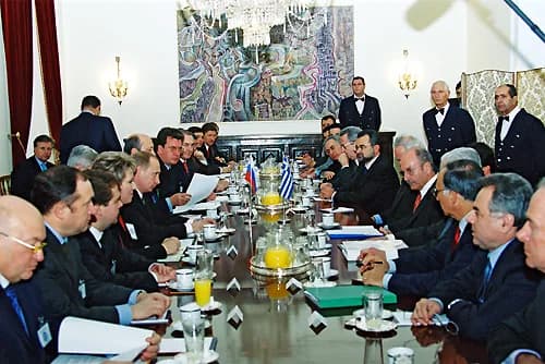 Konstantinos Stephanopoulos - ATHENS. Expanded Russian-Greek negotiations.