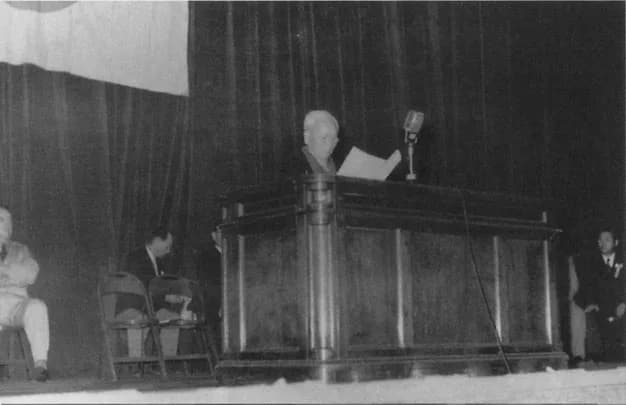 Gichin Funakoshi - Funakoshi Gichin in 1953