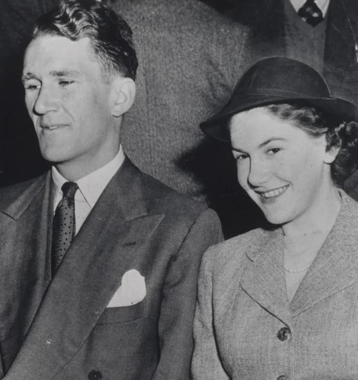 Malcolm Fraser - Malcolm and Tamie Fraser at a political event in 1958