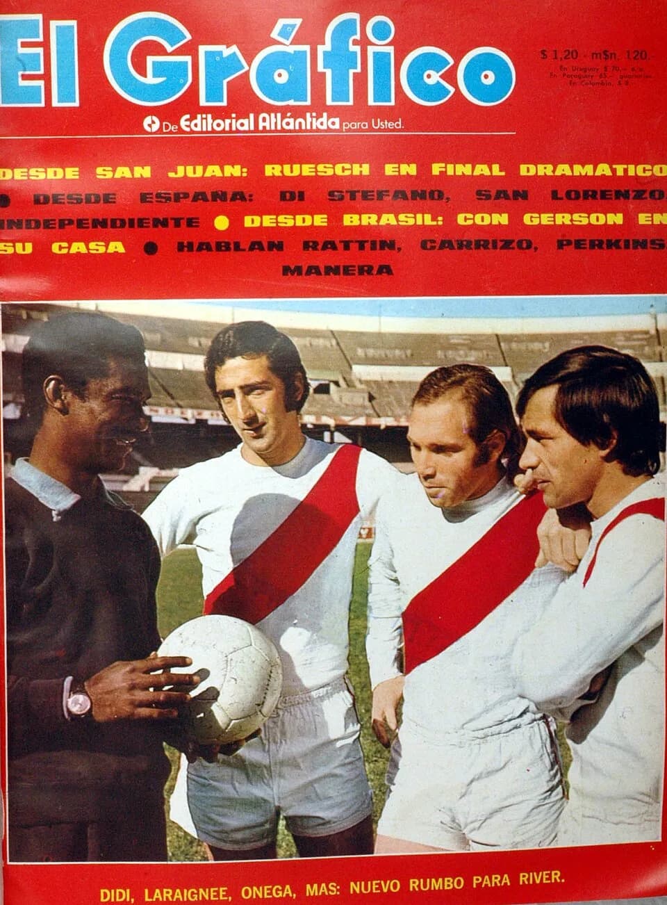 Didi - El Grafico del 25 de Agosto de 1970. Edicion 2655