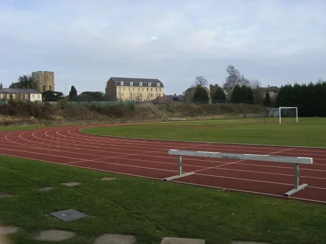 Roger Bannister - The Sir Roger Bannister Running Track (previously the Iffley Road Track, Oxford, England.
