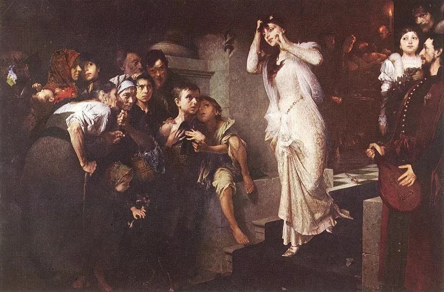 János Arany - Gyárfás, Jenő - The Ordeal of the Bier (1881).jpg
