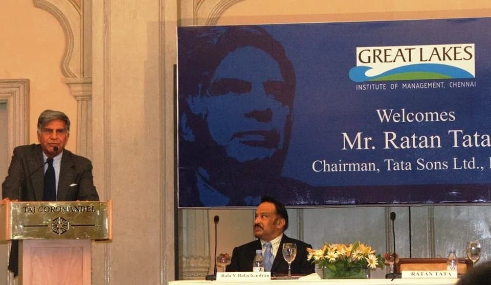 Ratan Tata - Ratan Tata speak at Great Lakes Institute of Management