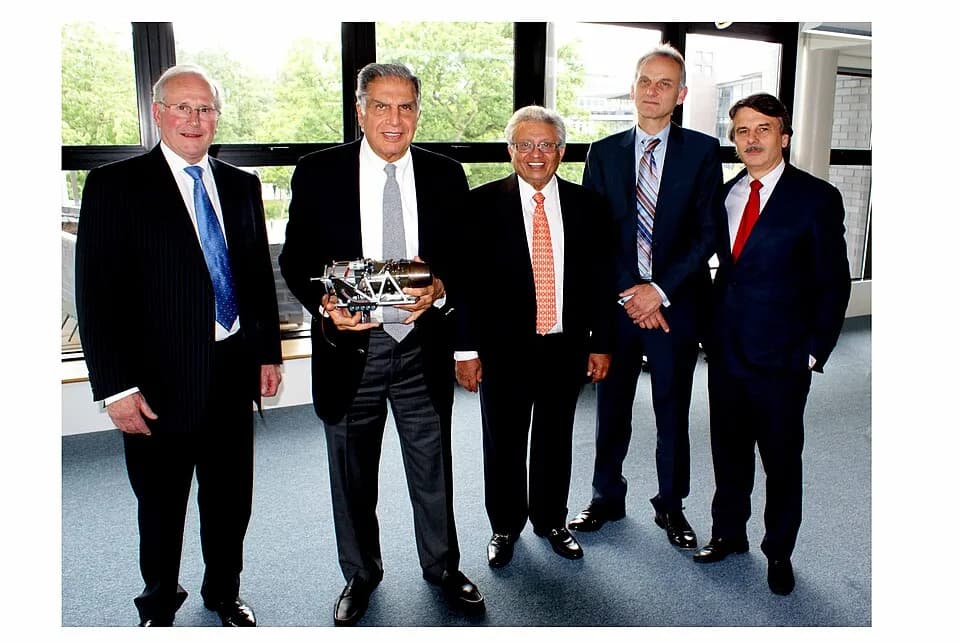 Ratan Tata - Prof Phillip Ruffles, Ratan Tata, Lord Bhattacharyya, Paul Barrett, Dr Ralf Speth