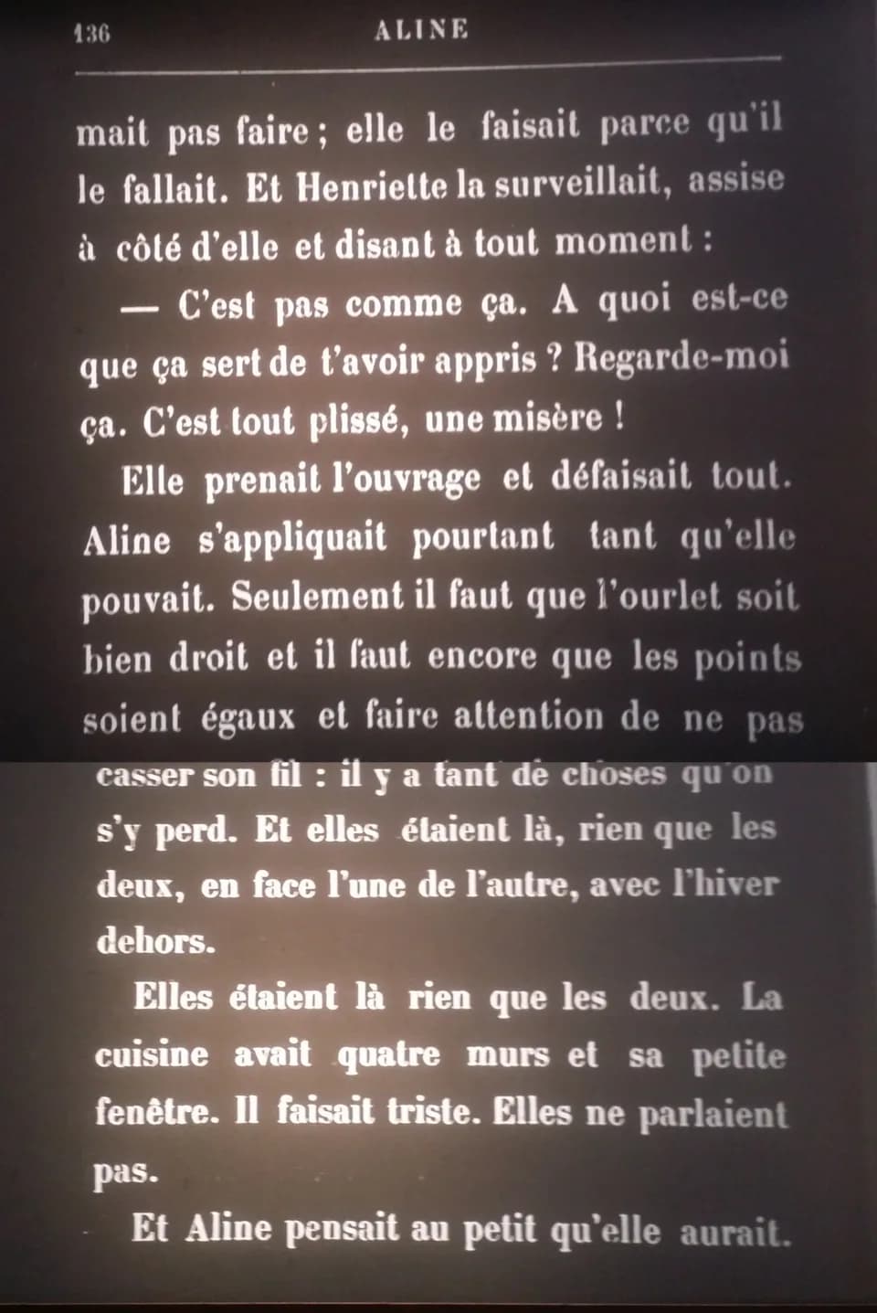 Charles Ferdinand Ramuz - Aline page 136