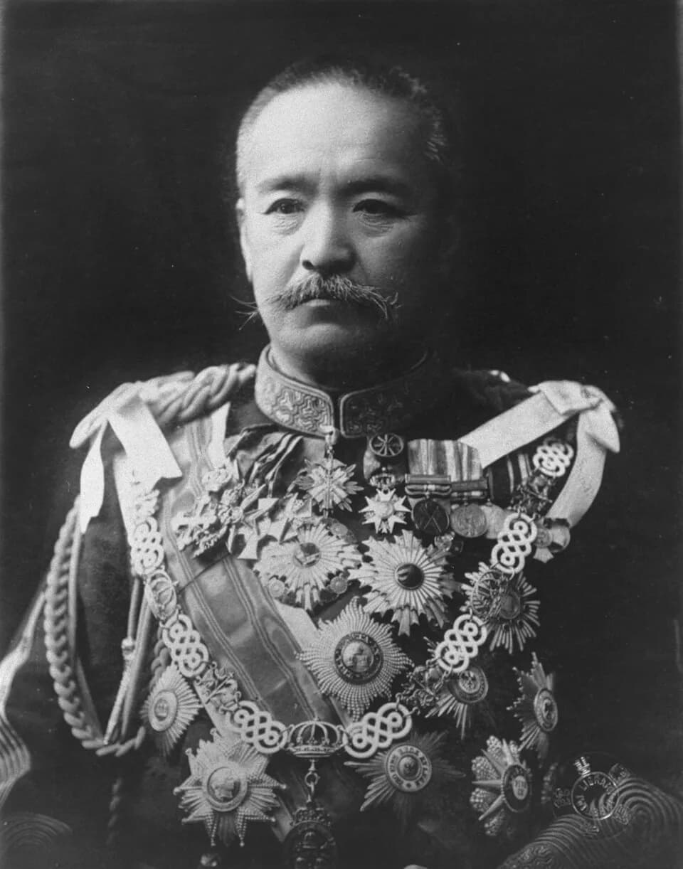 Katsura Tarō - Portrait of Katsura Taro (桂太郎, 1848 – 1913)