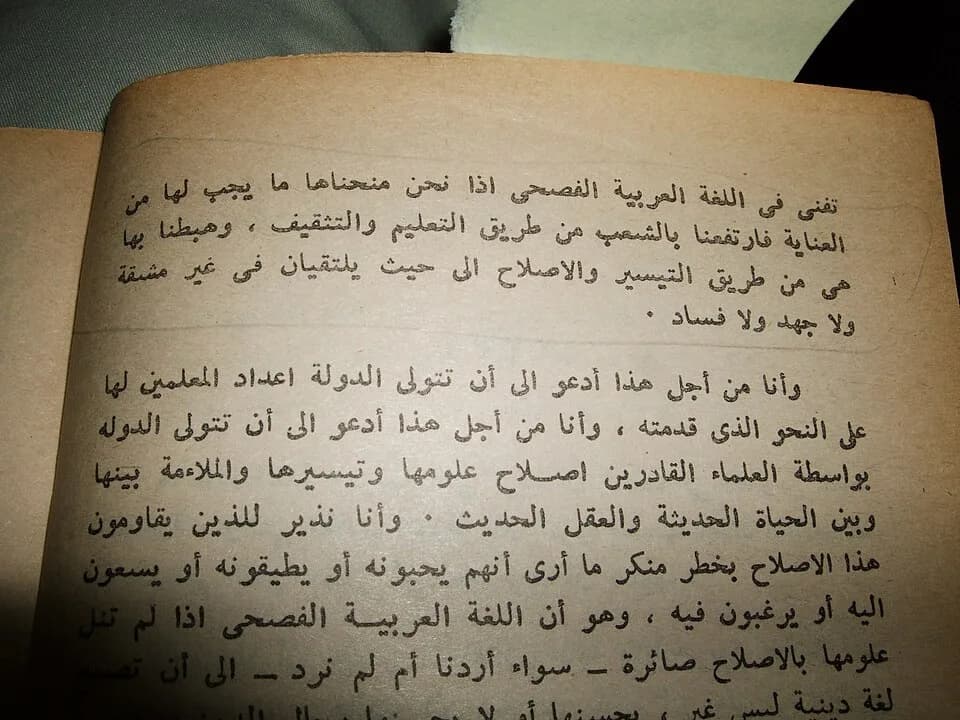 Taha Hussein - A page from Mustaqbal althaqfa fi misr for Taha Husayn