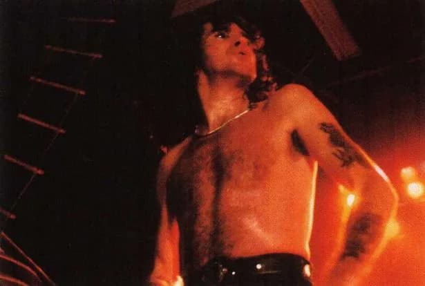 Bon Scott - Bon Scott in Grenoble, December 10 1979.
