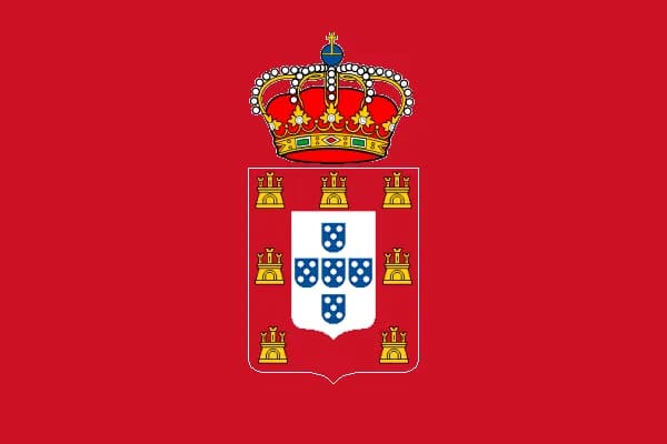 Maria II of Portugal - Personal Flag - John V and Maria II of Portugal.png