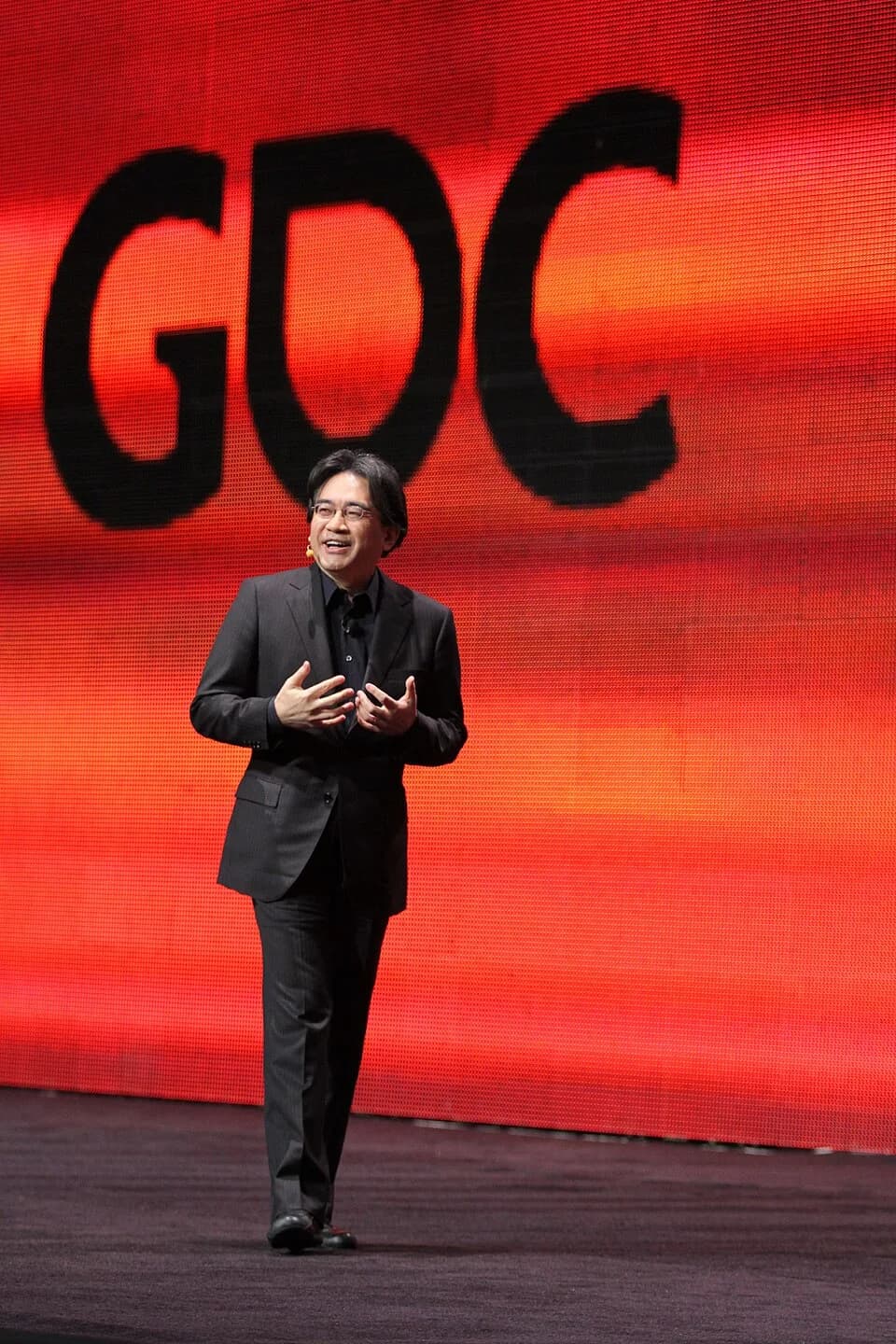 Satoru Iwata - Satoru Iwata at the Game Developers Conference in 2011 (second day).