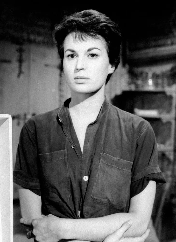 Silvana Mangano - Italian actress Silvana Mangano acting in the film This Angry Age. 1956