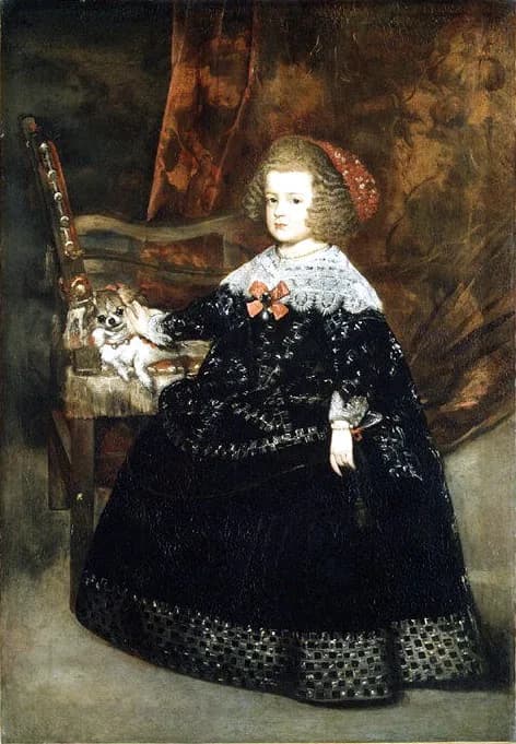 Maria Theresa of Spain - Portrait of Maria Theresa of Austria while an infant (1638-1683)