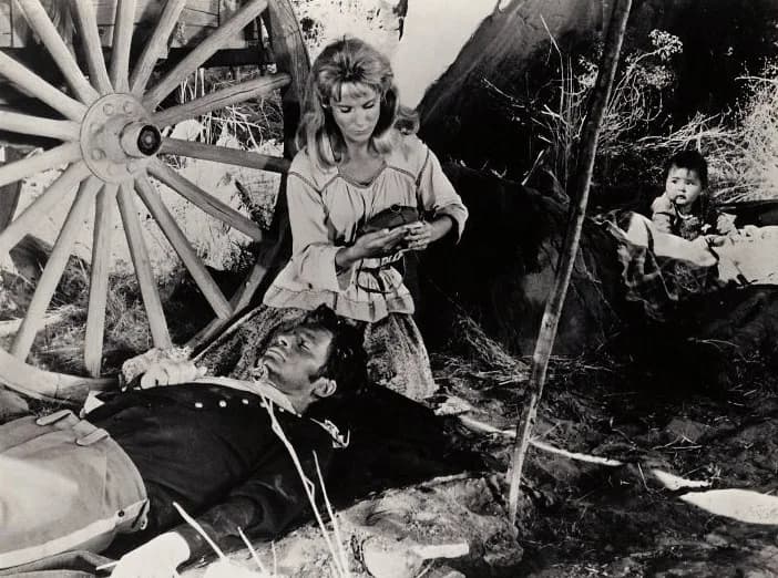 Bibi Andersson - Bibi Andersson &amp; Bill Travers in Duel at Diablo - publicity still (cropped)