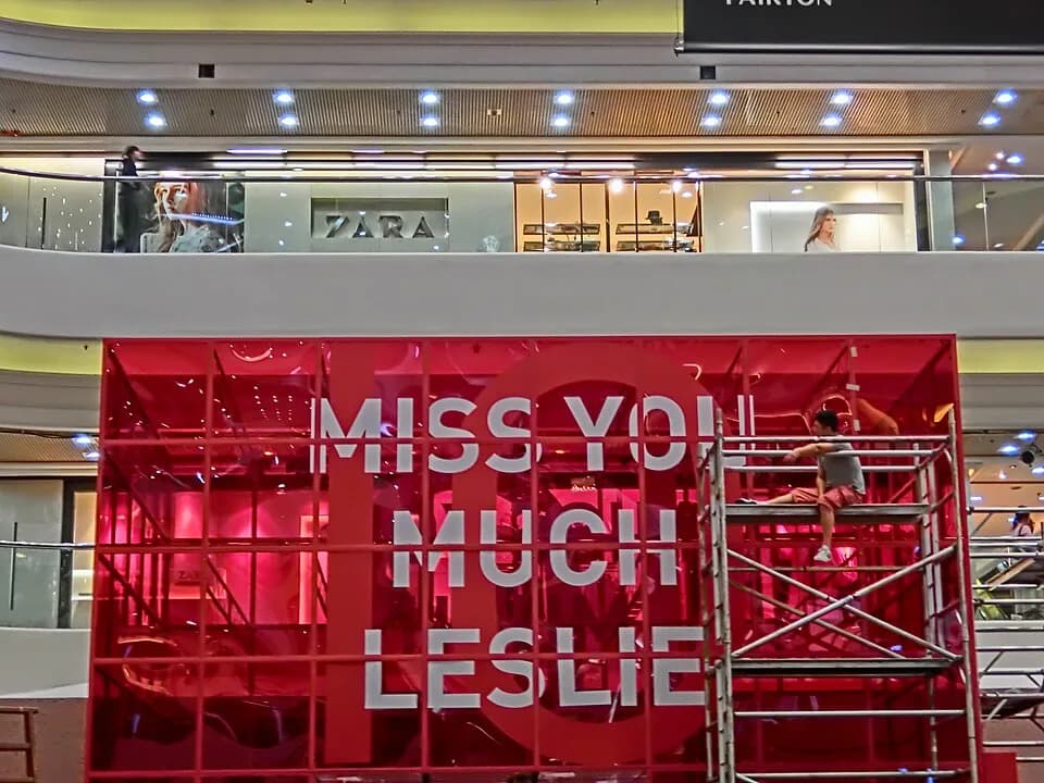 Leslie Cheung - Miss You Much Leslie Exhibition 2013 in Times Square, Causeway Bay, Hong Kong