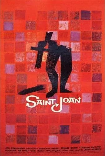 Otto Preminger - Theatrical poster for the film Saint Joan.