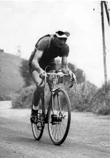 Gino Bartali - Gino Bartali (1914-2000) Italian cyclist, king of the mountain in the 1938 Tour de France, which he also won.