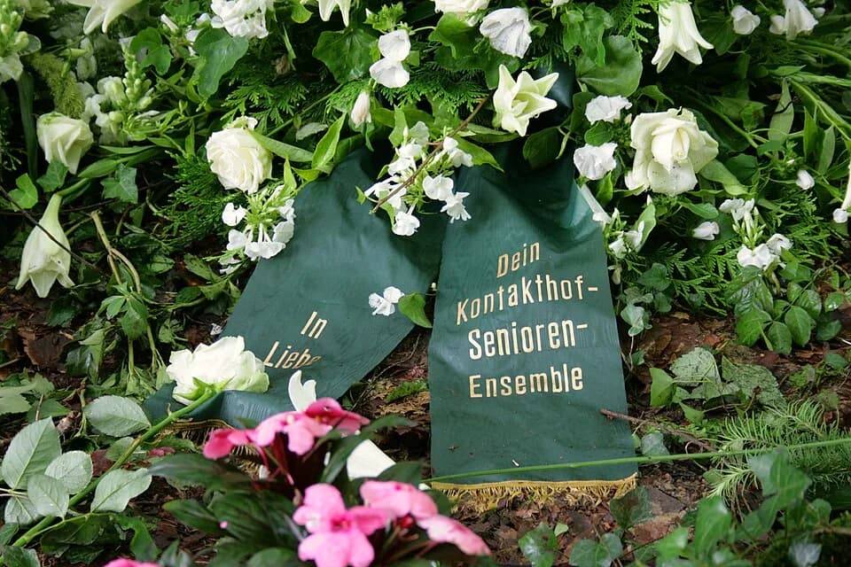 Pina Bausch - Grave of Pina Bausch in the woodland cemetery Krummacherstraße in Wuppertal