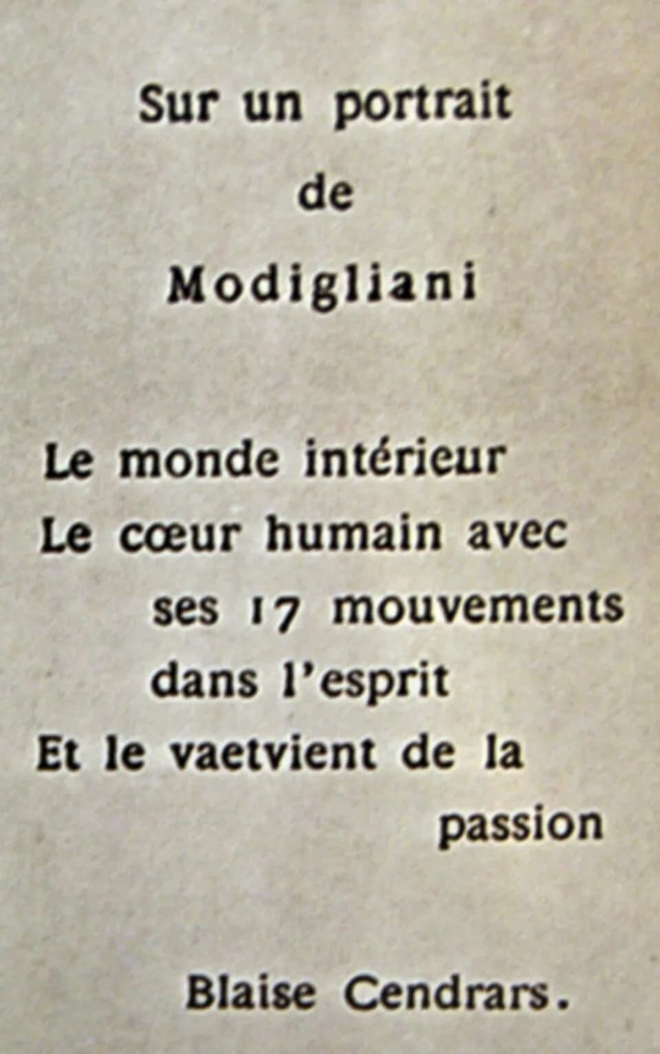 Blaise Meliani - printed material for the first and only one man exhibition made by Modigliani in his lifetime at the gallerie Berthe Weill in 1917 that ended with the closure made by the police for p