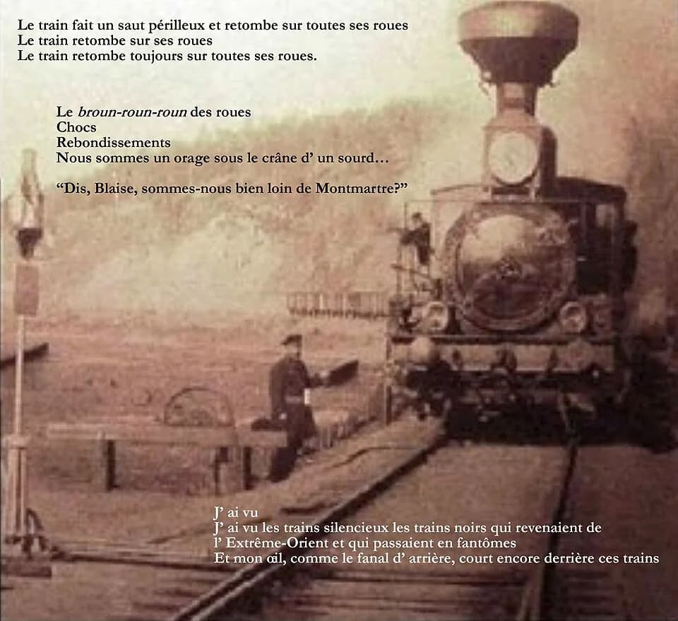 Blaise Meliani - extrait de "La Prose du Transsibérien et de la petite Jehanne de France" (1913)