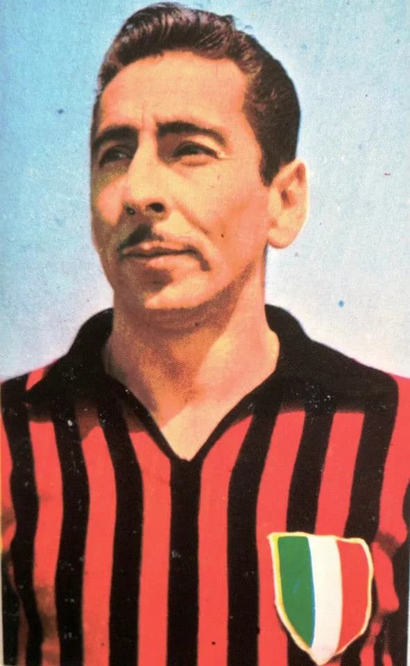 Alcides Ghiggia - Ghiggia con la maglia del Milan