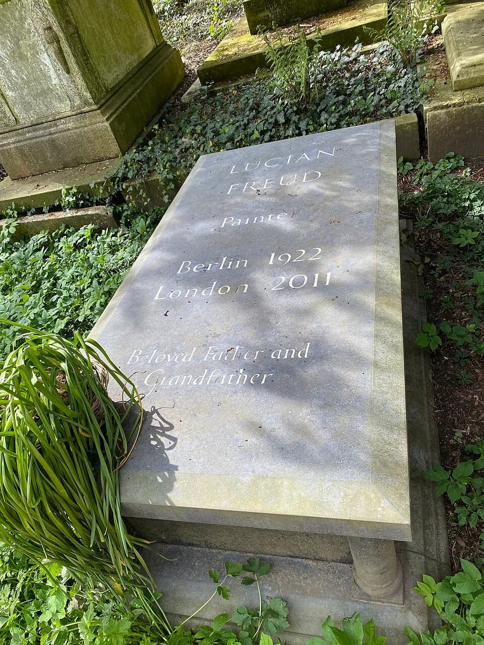 Lucian Freud - Grave of Lucian Freud, Highgate Cemetery, April 2024