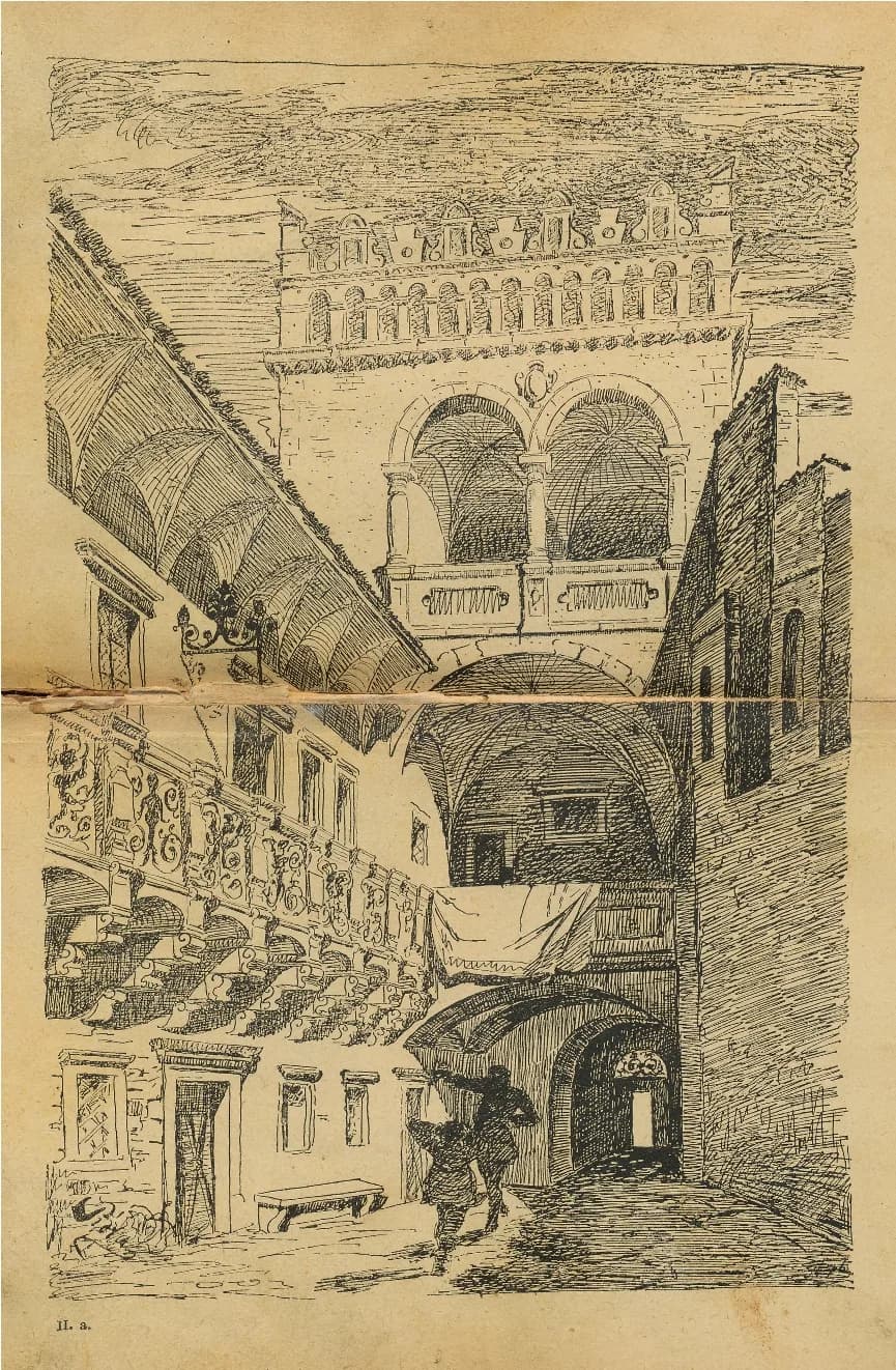 Mór Jókai - Drawings of Róza Jókai from Jókais Novel A lőcsei fehér asszony