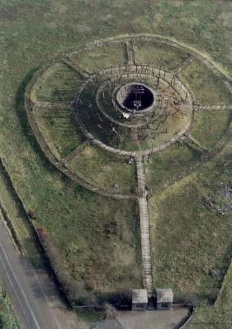 Béla IV of Hungary - Muhi - Memorial park, Hungary, aerialphotography