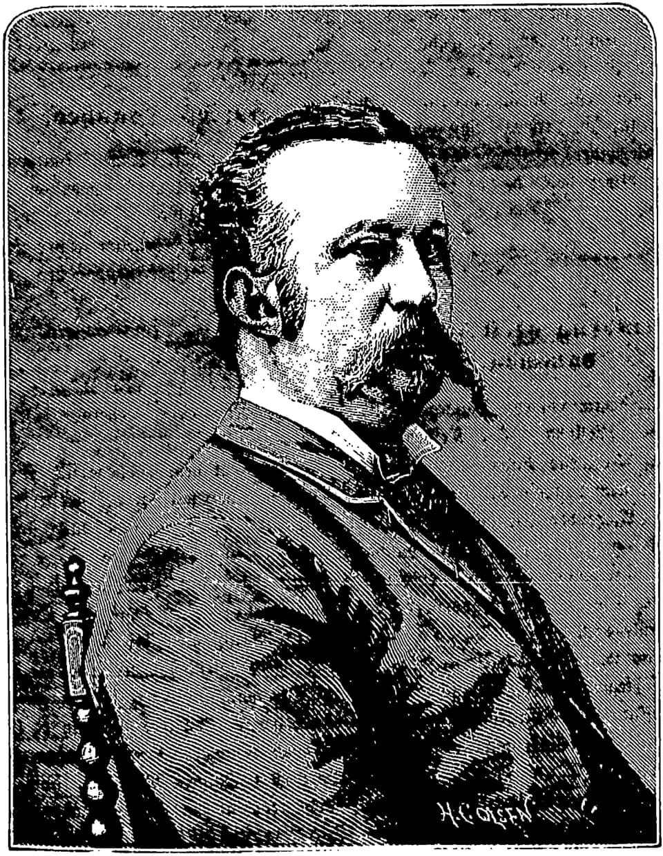Alexander Kielland - Den norske forfatteren Alexander Kielland.