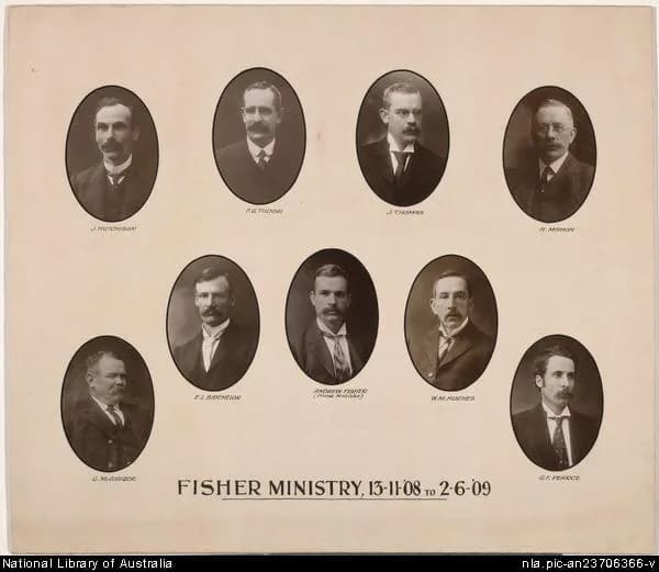 Billy Hughes - First Fisher Ministry
http://nla.gov.au/nla.pic-an23706366