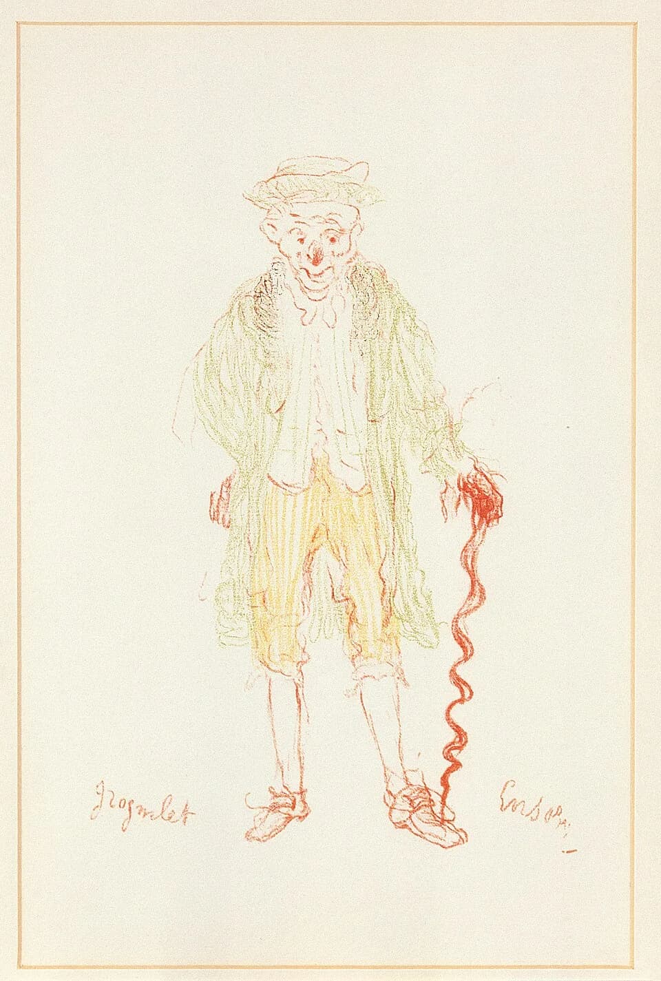 James Ensor - 3. Grognelet (uit: La Gamme d'Amour),  James Ensor, collection: Mu.ZEE Oostende, SM001219