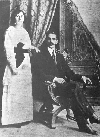 Rómulo Gallegos - Rómulo Gallegos and his wife Teotiste Arocha Egui.