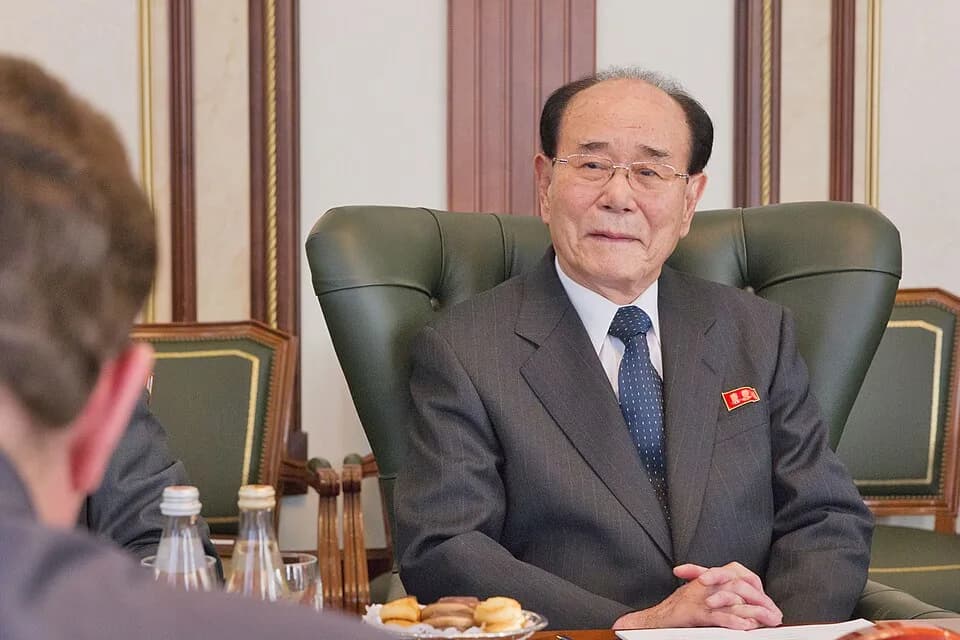 Kim Yong-nam - Kim Yong-nam in Moscow, 2014