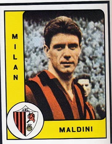 Cesare Maldini - Cesare Maldini che indossa la maglia del MIlan
