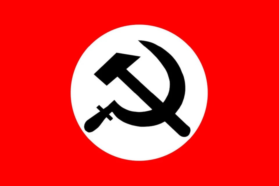 Eduard Limonov - Flag of the National Bolshevik Party.