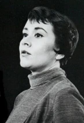 Joan Plowright - Photo of Joan Plowright performing in The Entertainer on Broadway in 1958.