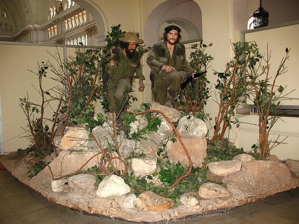 Camilo Cienfuegos - El Che y Camilo Cienfuegos en el museo de la revolución