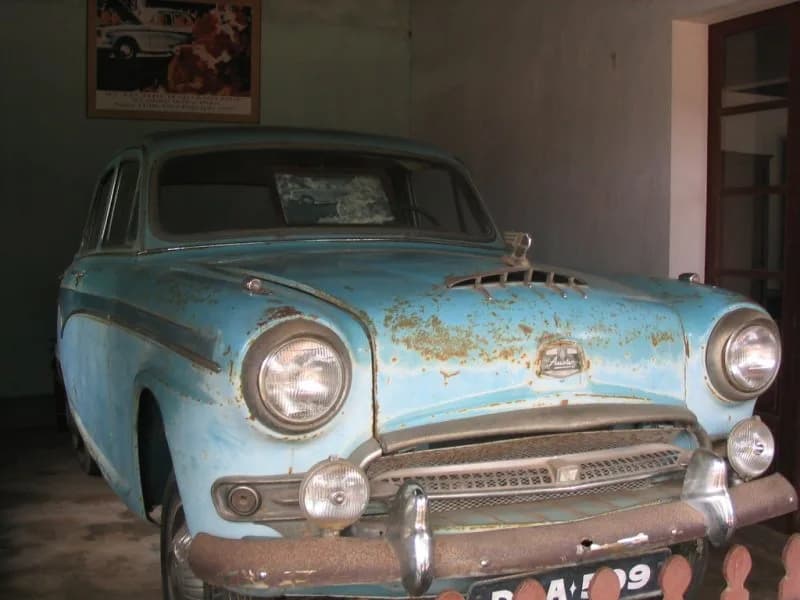 Thích Quảng Đức - Original description:
Description: Thích Quảng Đức's car at the temple of literature of Hue (1956 Austin A95 Saloon)(picture captured in 2003)
Additional comments:
For some time no
